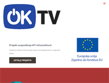 Tablet Screenshot of oktv.hr
